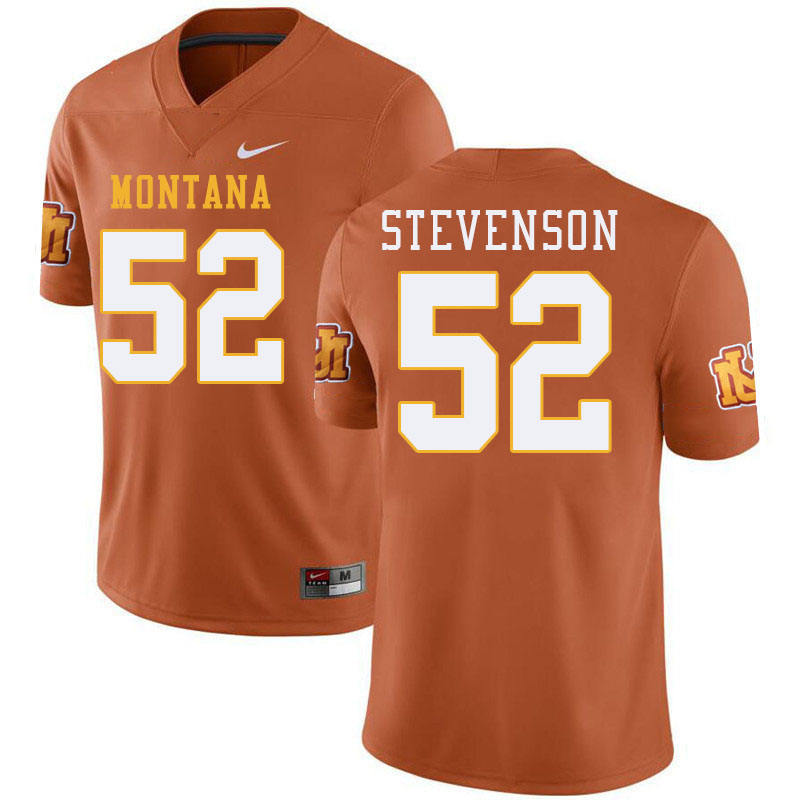 Montana Grizzlies #52 Cy Stevenson College Football Jerseys Stitched Sale-Throwback